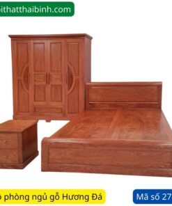 Bộ phòng ngủ gỗ Hương Đá