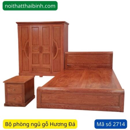 Bộ phòng ngủ gỗ Hương Đá