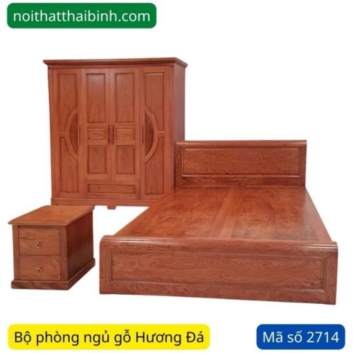 Bộ phòng ngủ gỗ Hương Đá