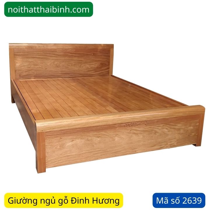 Giường ngủ gỗ Đnh Hương 1m6