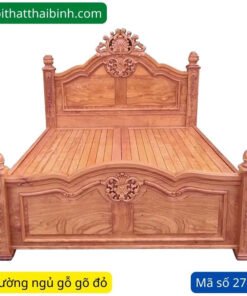 Giường Gỗ Gõ Đỏ Cao Cấp