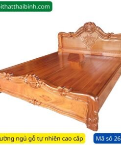 Giường ngủ gỗ tự nhiên chất lượng cao