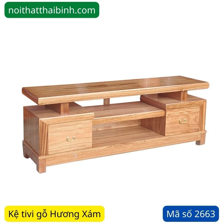 Nơi bán tủ kệ tivi gỗ Hương Xám