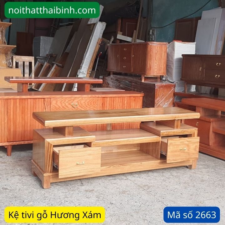 Tủ kệ tivi gỗ tự nhiên