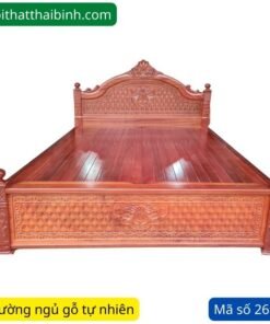 Giường ngủ gỗ tự nhiên mẫu đẹp