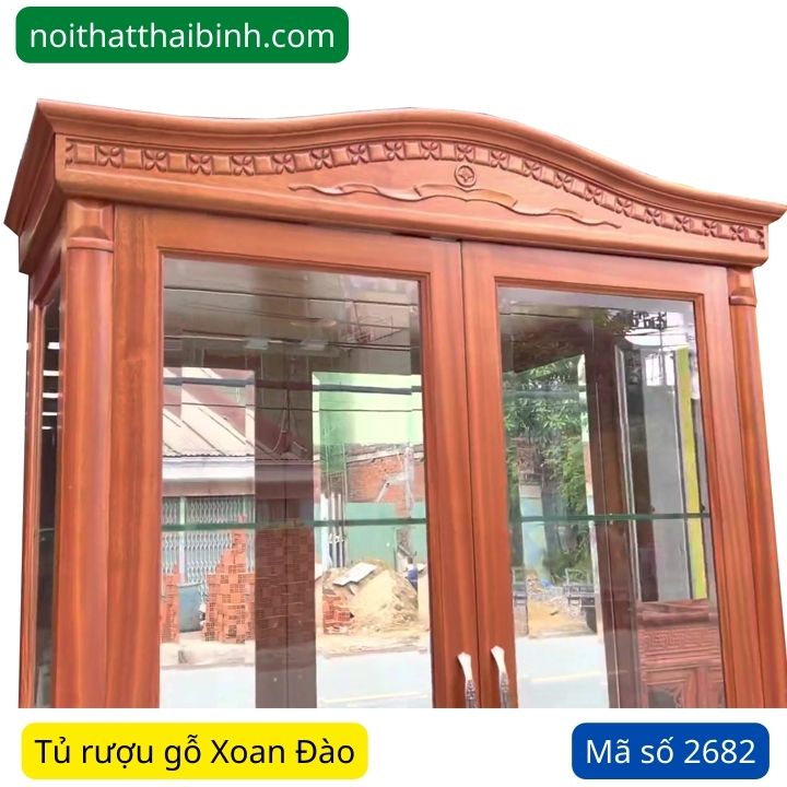 Tủ rượu gỗ đẹp