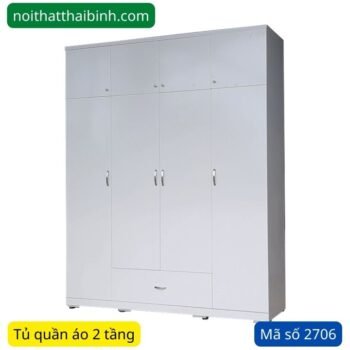 Tủ quần áo 2 tầng