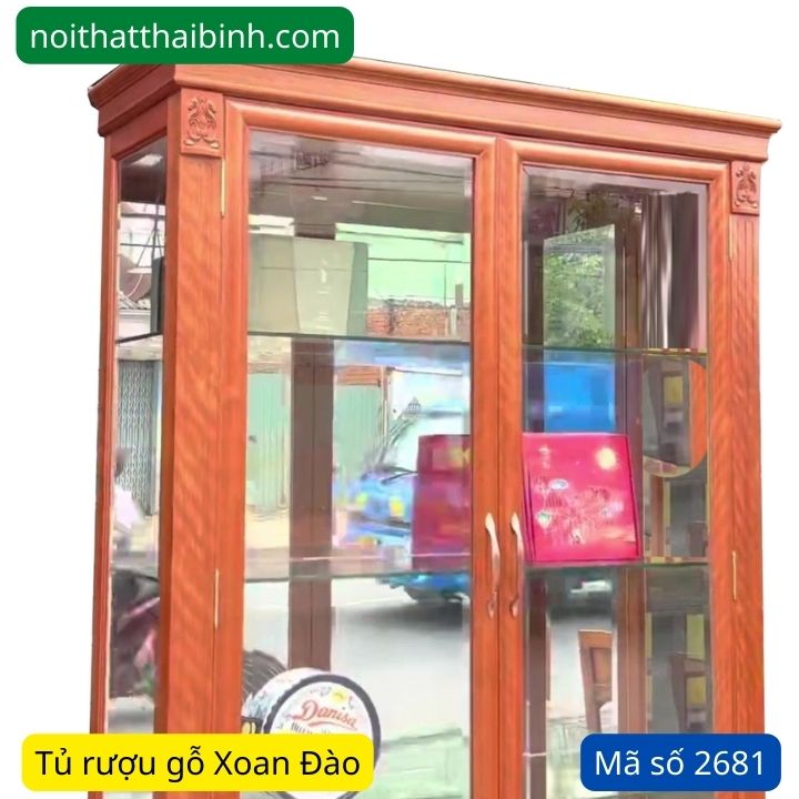 Mẫu tủ rượu gỗ