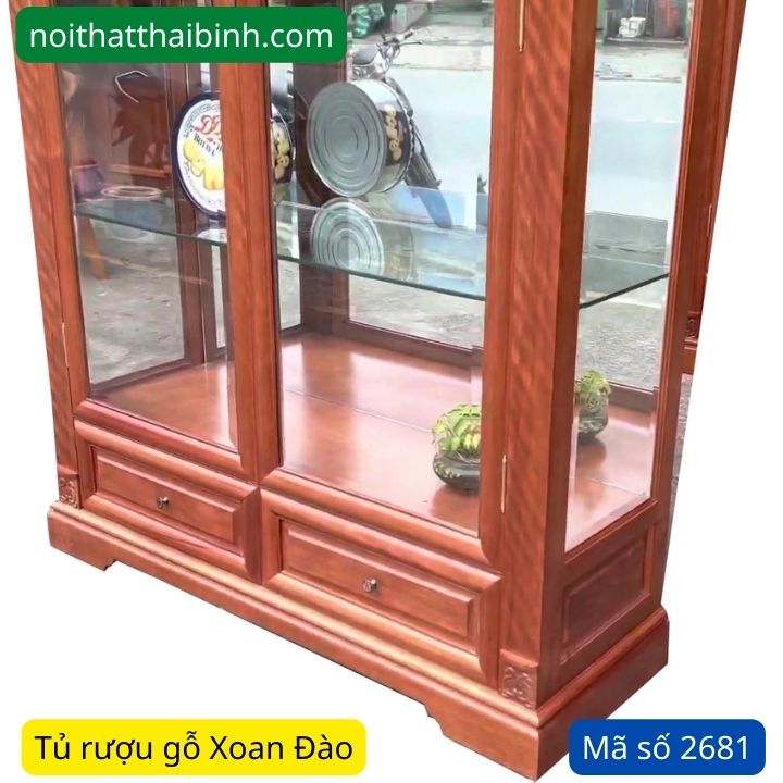 Mẫu tủ rượu gỗ đẹp