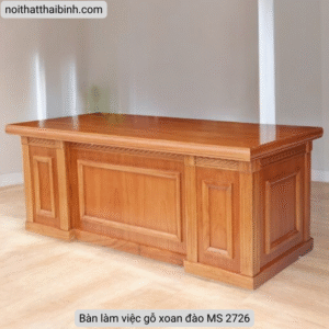 Bàn làm việc gỗ xoan đào