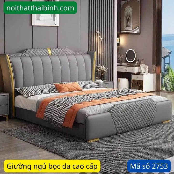 Nơi bán giường ngủ bọc da ngoại nhập