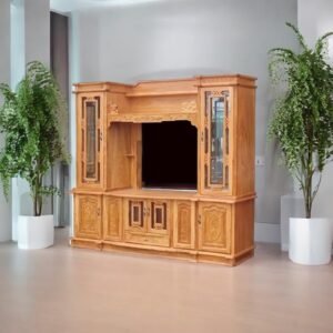 Kệ tivi gỗ gõ đỏ kết hợp tủ rượu MS 2737 13 Kệ tivi gỗ gõ đỏ kết hợp tủ rượu