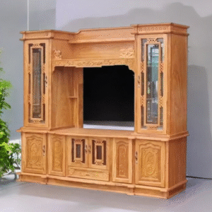 Kệ tivi gỗ gõ đỏ kết hợp tủ rượu MS 2737 9 Kệ tivi gỗ gõ đỏ kết hợp tủ rượu MS 2737