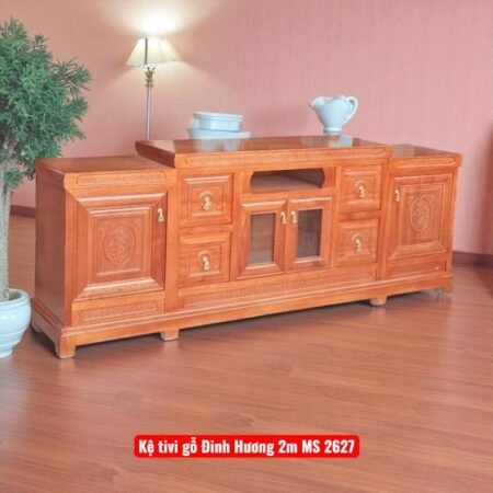 kệ tivi gỗ Đinh Hương 2m