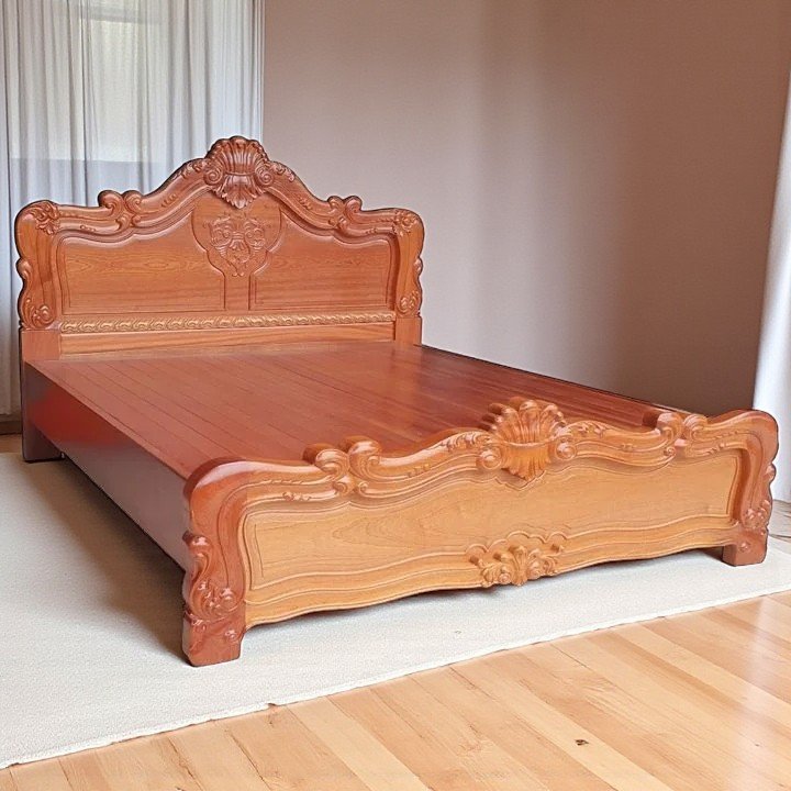 Giường gỗ tự nhiên 1m8 Giường gỗ tự nhiên 1m8