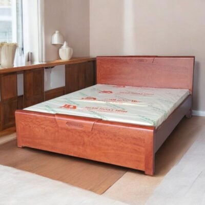Giường ngủ làm từ gỗ tự nhiên MS 2787 Giường ngủ làm từ gỗ tự nhiên