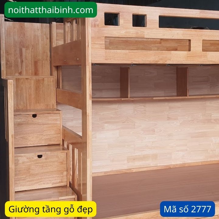 Giường tầng gỗ cao cấp