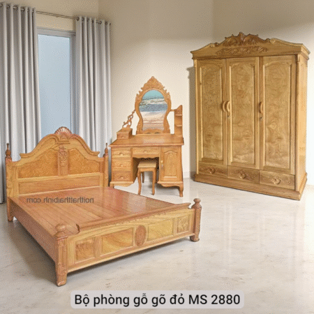Nội thất phòng ngủ gỗ gõ đỏ