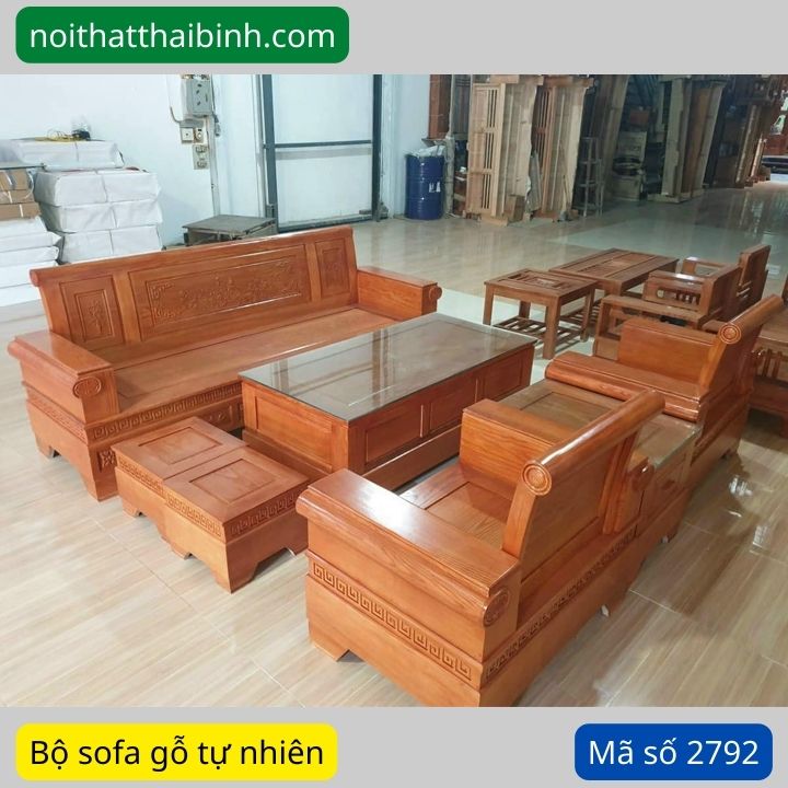 Sofa gỗ tự nhiên