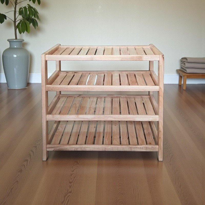 Kệ dép gỗ 5 tầng đẹp mắt