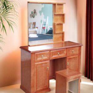 Bàn trang điểm gỗ xoan đào 1m