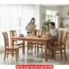 Bộ bàn ăn gỗ xoan đào 6 ghế MS 2901 2 Bộ bàn ăn gỗ xoan đào 6 ghế MS 2901