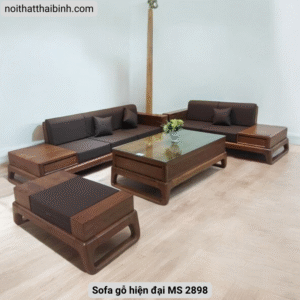 sofa gỗ hiện đại