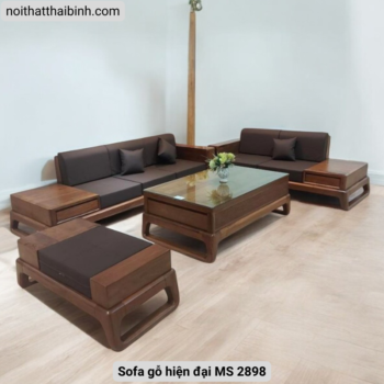 sofa gỗ hiện đại