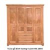 Tủ áo gỗ đinh hương 4 cánh MS 2894 Tủ áo gỗ đinh hương 4 cánh MS 2894