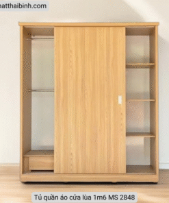 Tủ quần áo cửa lùa 1m6