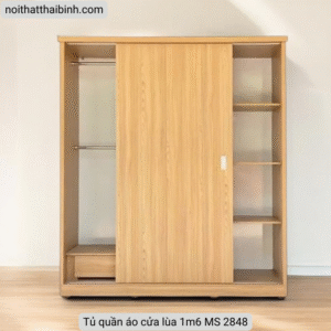 Tủ quần áo cửa lùa 1m6
