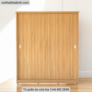 Tủ quần áo cửa lùa 1m6 MS 2848 5 Tu quan ao cua lua 1m6 MS 2848