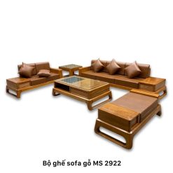 Bộ ghế sofa gỗ