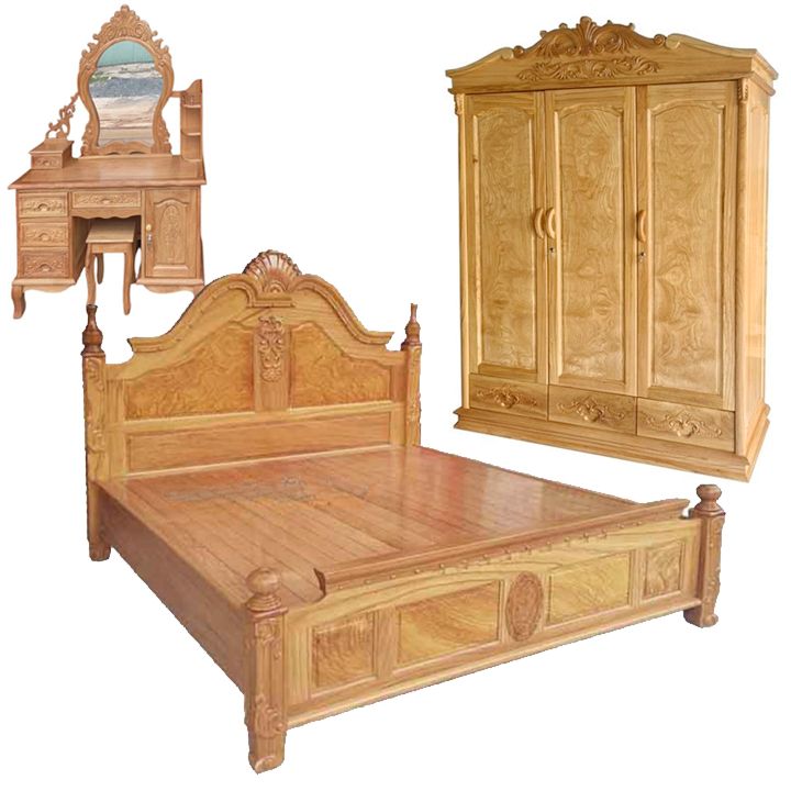 Nội Thất Phòng Ngủ Gỗ Gõ Đỏ MS 2880
