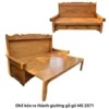 Ghế kéo ra thành giường gỗ gõ đỏ MS 2871 Ghế kéo ra thành giường gỗ gõ đỏ MS 2871