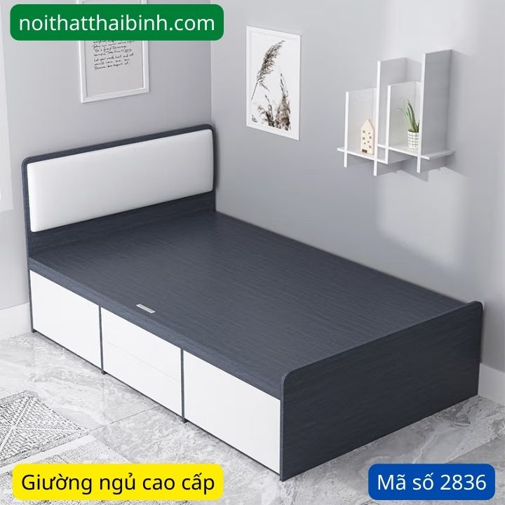 Giường ngủ hiện đại có ngăn kéo