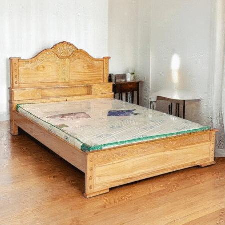 Giường gỗ gõ đỏ cao cấp