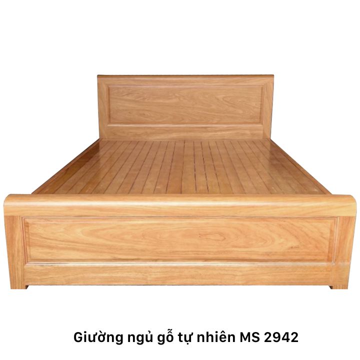 Giường gỗ tự nhiên gõ đỏ cao cấp