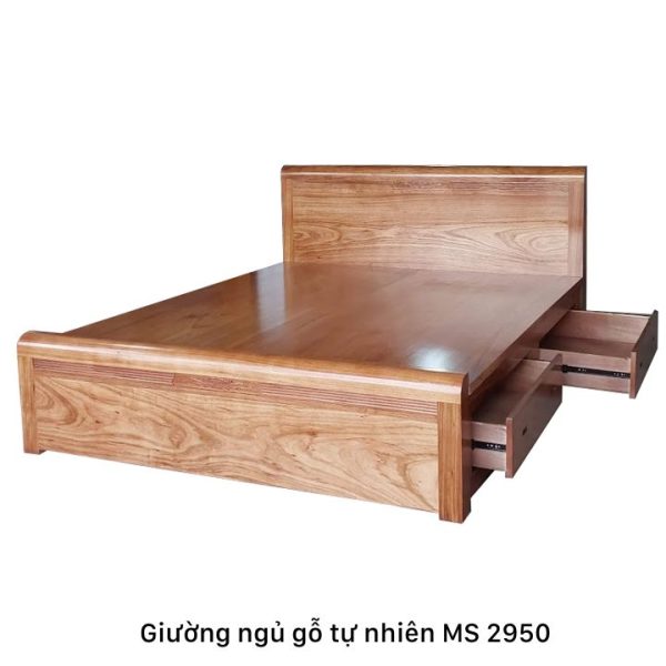 Giường ngủ gỗ hương xám tự nhiên