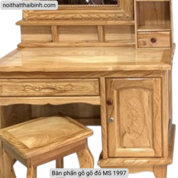 Bàn phấn gỗ gõ đỏ MS 1997