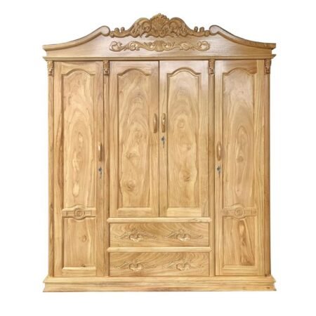 Tủ quần áo gỗ gõ đỏ cao cấp MS 2993 11 Tủ quần áo gỗ gõ đỏ cao cấp MS 2993