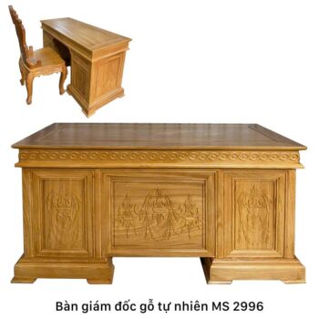 Bàn giám đốc gỗ tự nhiên