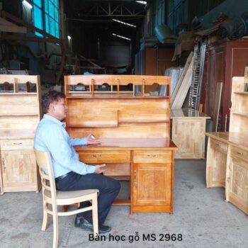Bàn học gỗ tự nhiên MS 2968