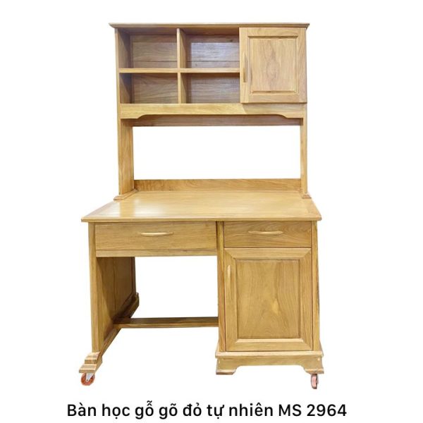 Bàn học gỗ gõ đỏ