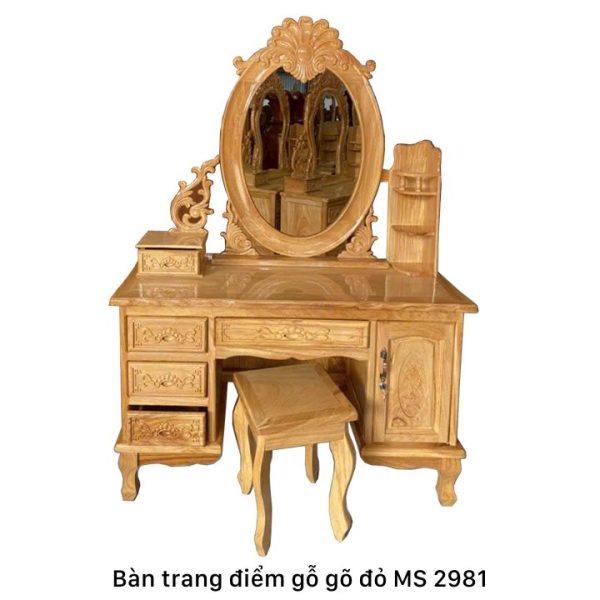 Bàn trang điểm bằng gỗ