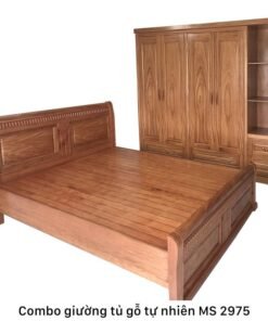 Combo giường tủ gỗ tự nhiên