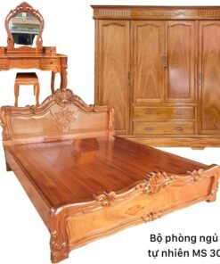Bộ phòng ngủ gỗ tự nhiên cao cấp