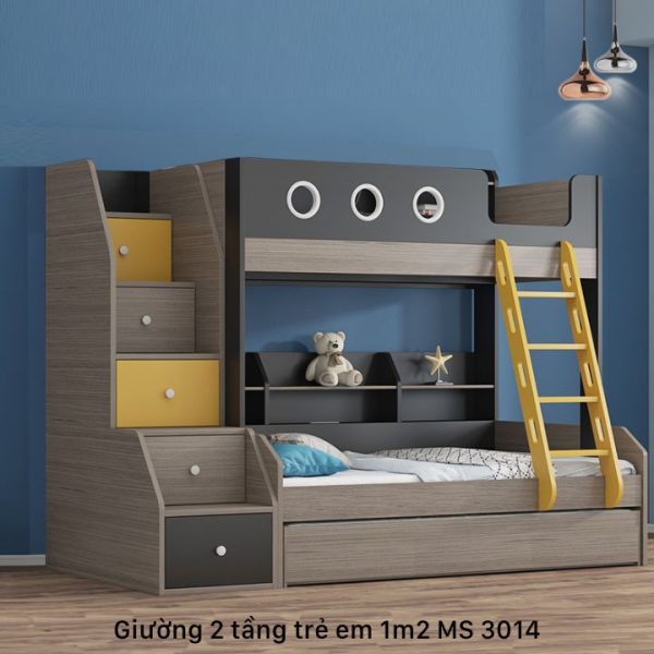 Giường 2 tầng trẻ em 1m2