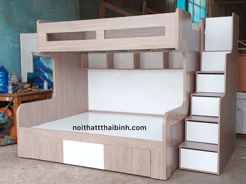 Thiết kế giường tầng cho bé
