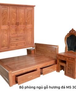 Bộ phòng ngủ gỗ hương đá